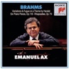 Emanuel Ax - Variations and Fugue on a Theme by Handel, Op. 24: Aria