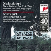 Schubert: Trout Quintet & Mozart: Clarinet Quintet artwork
