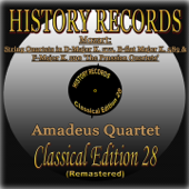 String Quartet in B-Flat Major K. 589 'Prussian': III. Menuetto-Moderato (1955 Version) - Amadeus Quartet