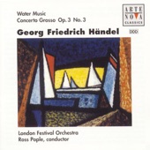 Handel: Water Music, Concerto Grosso, Op. 3, No. 3 artwork