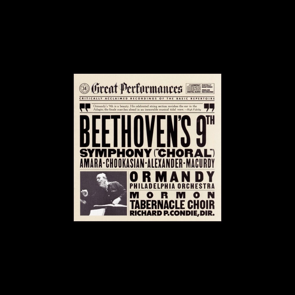 ‎Beethoven: Symphony No. 9 In D Minor, Op. 125 "Choral" By Eugene ...