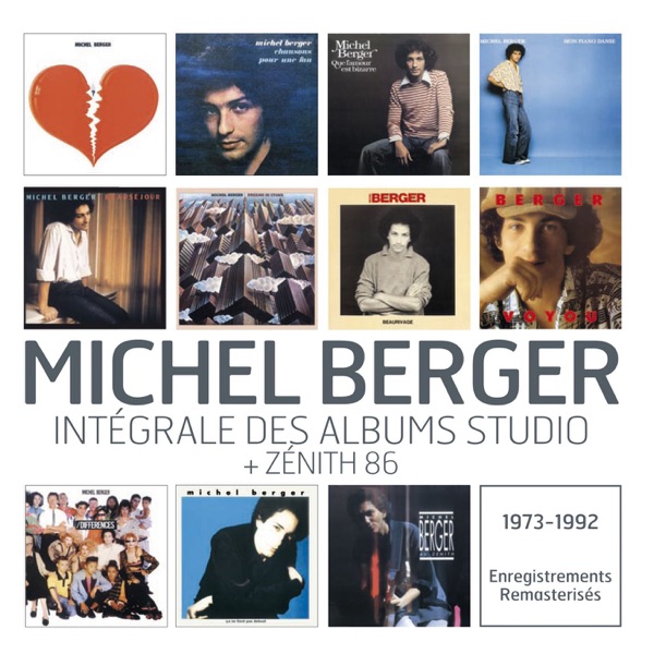 Michel Berger : Intégrale des albums studios + Live - Michel Berger