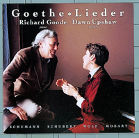 Dawn Upshaw & Richard Goode - Goethe Lieder artwork