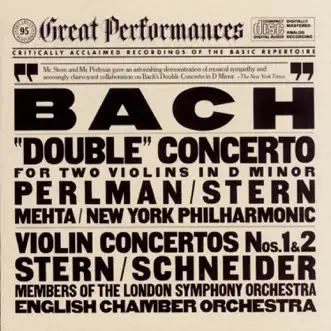 Concerto in D Minor for Two Violins and Orchestra, BWV 1043: II. Largo, ma non tanto by Isaac Stern, Itzhak Perlman, Zubin Mehta & New York Philharmonic song reviws