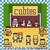 Cubies - 1-2-3-4 Let's Go to Oktoberfest - EP artwork
