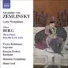 Zemlinsky: Lyric Symphony - Berg: 3 Pieces from the Lyric Suite album lyrics, reviews, download