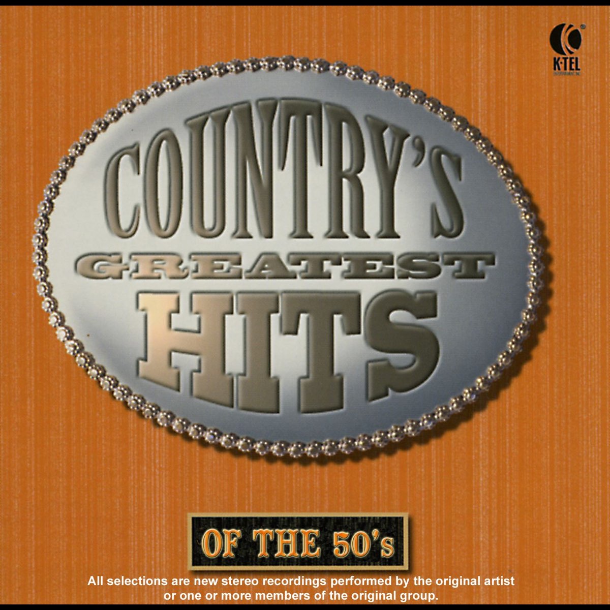 ‎Country's Greatest Hits of the 50's (Rerecorded Version) by Various ...