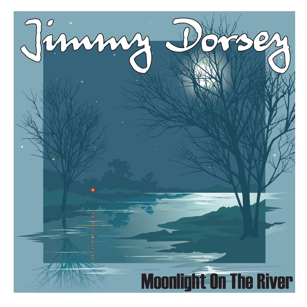 Moonlight on the river