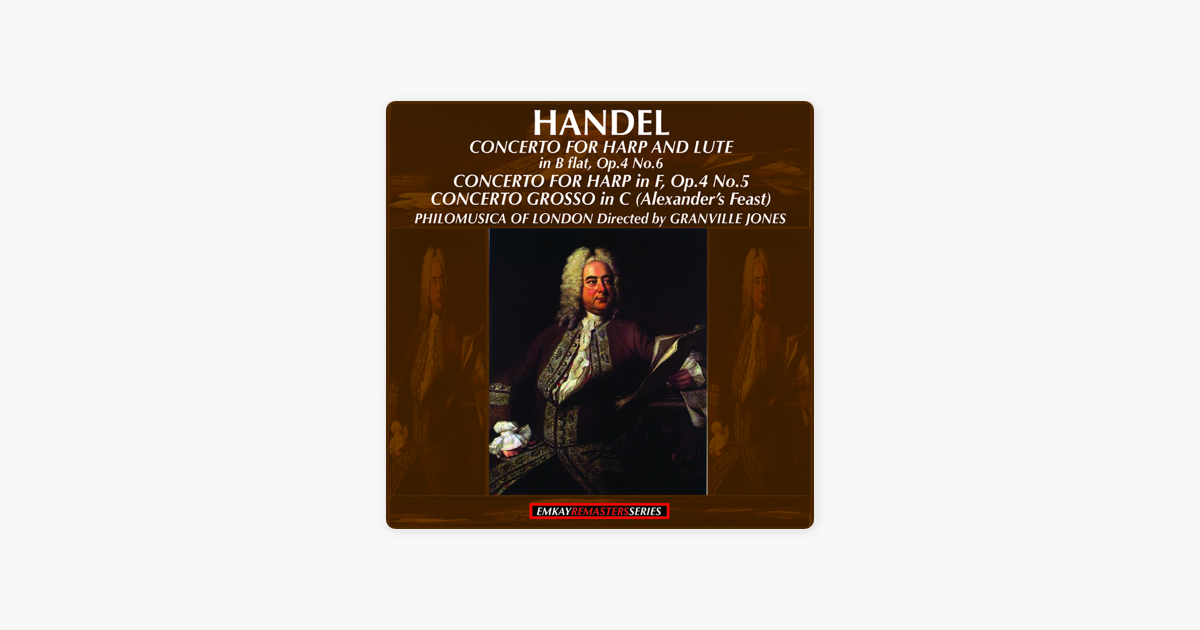 handel concerto for harp and lute larghetto op 4 no 6