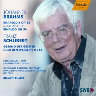 Brahms: Alto Rhapsody - Rinaldo - Schubert: Gesang Der Geister Uber Den Wessern by Lioba Braun, Helmuth Rilling, South West German Radio Symphony Orchestra, Baden-Baden, Stuttgart Gachinger Kantorei & Carsten Suss album reviews, ratings, credits