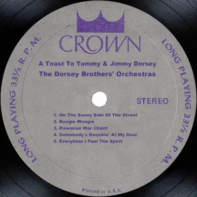 A Toast to Tommy & Jimmy Dorsey - Dorsey Brothers Orchestra
