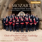 Mozart: "Coronation" Mass; Ave verum corpus; Exsultate jubilate artwork
