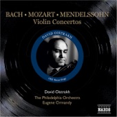 Mendelssohn, Mozart & Bach: Violin Concertos (1955 Recordings) artwork