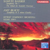 Detroit Symphony Orchestra; Neeme Jarvi - Beach: Symphony in e, "Gaelic" Op. 32