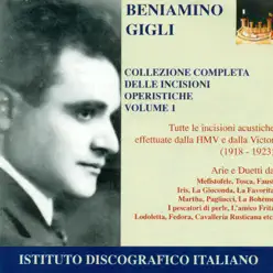 Opera Arias (Tenor): Gigli, Beniamino - Boito, A. - Puccini, G. - Ponchielli, A. - Mascagni, P. (Collection of Opera Highlights, Vol. 1) (1918-1923) - Studio Orchestra Opera Arias (Tenor): Gigli, Beniamino - Boito, A. - Puccini, G. - Ponchielli, A. - Mascagni, P. (Collection of Opera Highlights, Vol. 1) (1918-1923) - Studio Orchestra