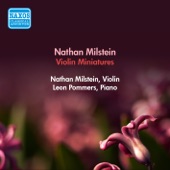 Violin Recital: Milstein, Nathan - Smetana, B. - Massenet, J. - Wieniawski, H. - Chopin, F. - Brahms, J. - Stravinsky, I. (Miniatures) artwork