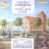 Agrell, Scheibe & Hasse: Flute Concertos artwork