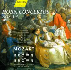 Mozart: Horn Concertos by Timothy Brown, Iona Brown & Academy of St Martin in the Fields album reviews, ratings, credits