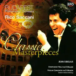 Sibelius: Symphony No. 2 & Violin Concerto by Adele Anthony, Budapest Philharmonic Orchestra & Rico Saccani album reviews, ratings, credits