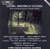 Handel: 9 German Arias, Hwv 202-210 - Trio Sonata In C Minor, Hwv 386A, 1989