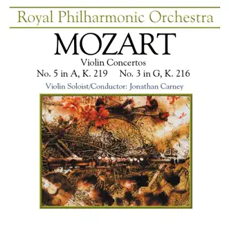 Mozart: Violin Concertos by Jonathan Carney & Royal Philharmonic Orchestra album reviews, ratings, credits