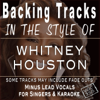 Backing Tracks - in the style of Whitney Houston Vol 355 (Backing Tracks) - Backing Tracks Minus Vocals