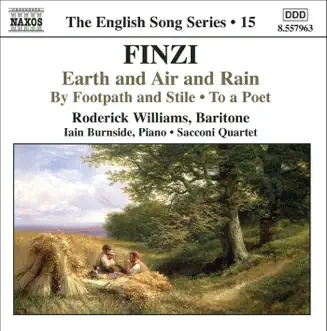 Earth, Air and Rain, Op. 15: To Lizbie Browne by Iain Burnside, Roderick Williams & Sacconi Quartet song reviws