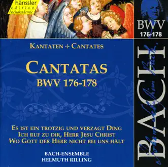 Bach, J.S.: Cantatas, Bwv 176-178 by Inga Nielsen, Carolyn Watkinson, Walter Heldwein, Stuttgart Gachinger Kantorei, Helmuth Rilling, Stuttgart Bach Collegium, Peter Schreier, Arleen Auger, Julia Hamari, Wolfgang Schone, Gabriele Schreckenbach, Aldo Baldin & Kurt Equiluz album reviews, ratings, credits