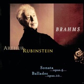 Rubinstein Collection, Vol. 63: Brahms: Sonata, Op. 5, Intermezzo, Romance, Ballades, Op. 10 artwork