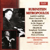 Rubinstein & Mitropoulos - Carnegie Hall 1953 artwork