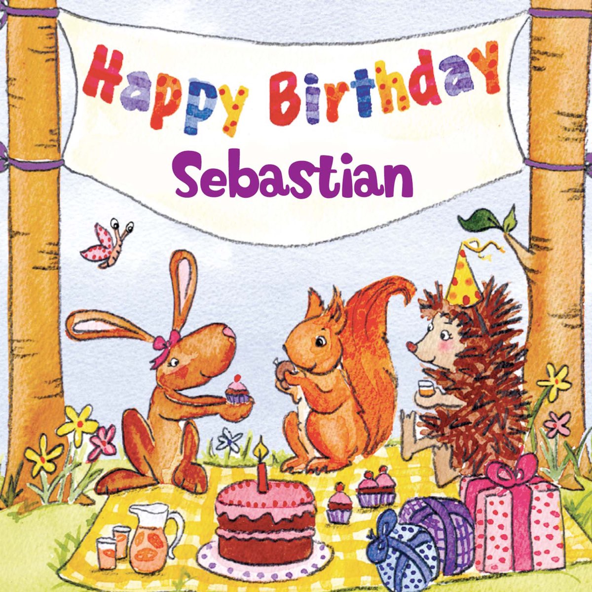 Happy Birthday Sebastian by The Birthday Bunch.