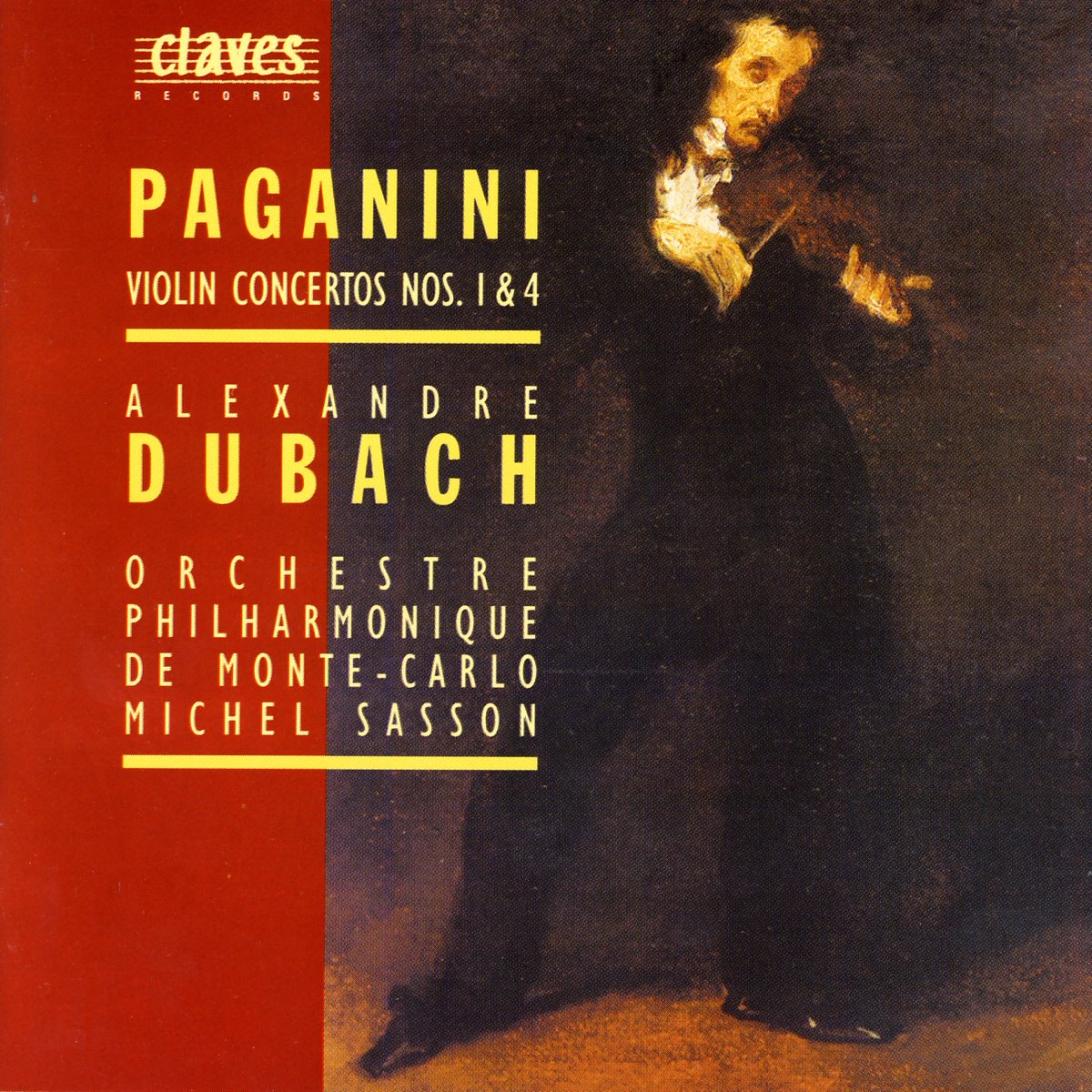 ‎Paganini: Violin Concertos No. 1 & 4 by Alexandre Dubach, Michel ...