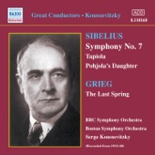Sibelius: Symphony No. 7, Tapiola, Pohjola's Daughter - Grieg: The Last Spring (Recorded from 1933-1940) artwork