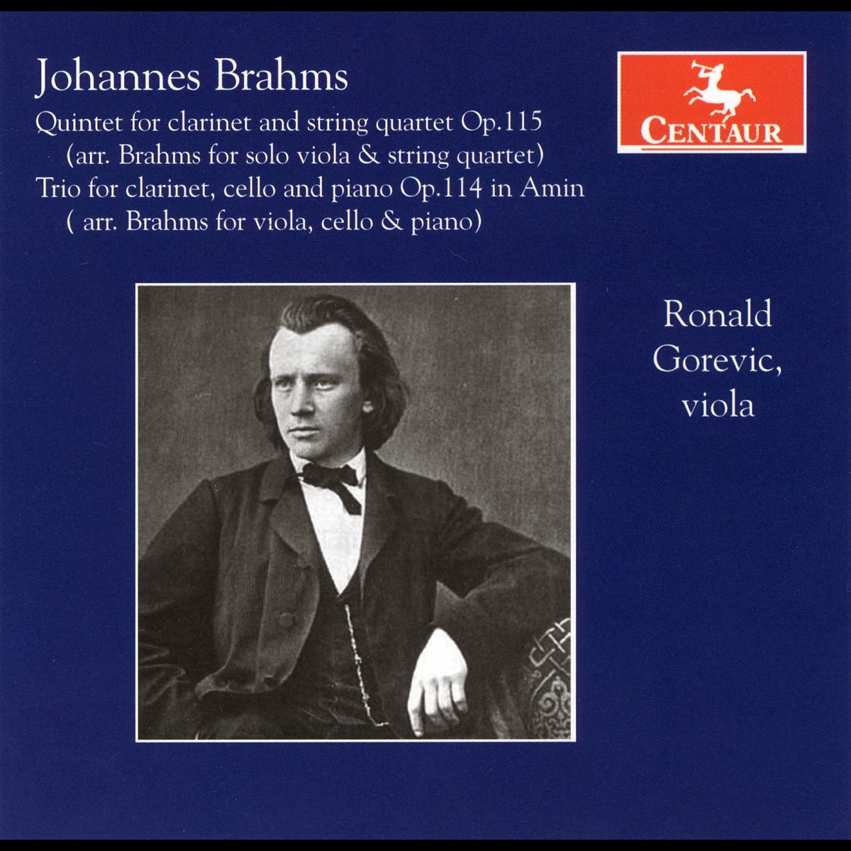 ‎Brahms: Quintet For Clarinet And String Quartet, Op. 115 - Trio For ...