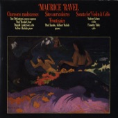 Ravel: Chansons Madecasses - Two Piano Pieces - Violin & Cello Sonata artwork