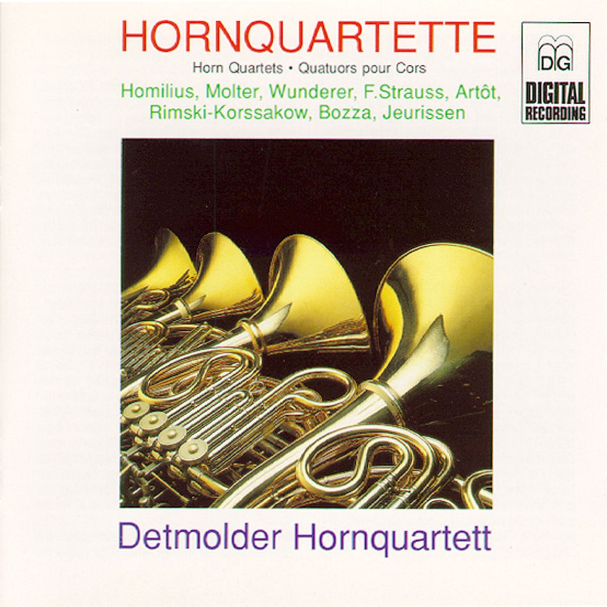 ‎Hornquartette (Horn Quartets / Quatuors pour cors) by Detmolder