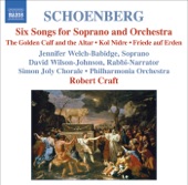 Schoenberg: 6 Orchestral Songs, Kol Nidre & Friede Auf Erden artwork