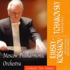 Rimsky-Korsakov: Russian Easter Festival Overature - Tchaikovsky: Symphony No. 5 by Moscow Philharmonic Orchestra & Yuri Simonov album reviews, ratings, credits