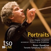 Portraits - Elgar: Enigma Variations & Mussorgsky: Pictures At an Exhibition (TSO Live) artwork