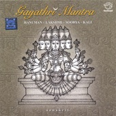 Gayathri Mantra Hanuman - Lakshmi - Soorya - Kali artwork