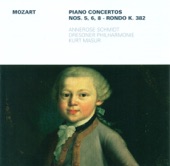 Wolfgang Amadeus Mozart.: Piano Concertos - Nos. 5, 6, 8 / Rondo, K. 382 (Schmidt, Dresden Philharmonic, Masur) artwork
