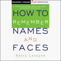 Harry Lorayne - How to Remember Names and Faces artwork