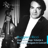 Violin Recital: Ricci, Ruggiero - Shostakovich, D. - Schubert, F. - Spohr, L. artwork