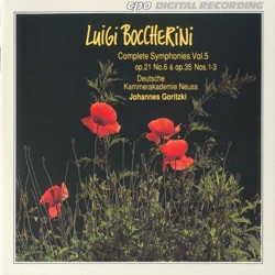 Johannes Goritzki, Cologne Radio Orchestra & Andrew Joy - Symphony in A major, Op. 21, No. 6, G. 498: III. Tempo di Minuetto