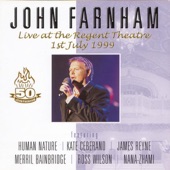 John Farnham Live At the Regent Theatre artwork