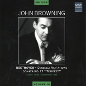 John Browning Edition, Vol. 3 - Beethoven: Diabelli Variations & Sonata No. 17 artwork