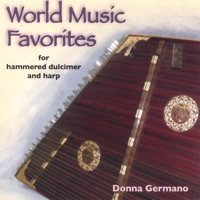 Donna Germano - World Music Favorites for Hammered Dulcimer and Harp artwork