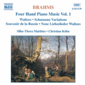 Brahms: Four-Hand Piano Music, Vol. 1 artwork