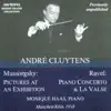Modest Mussorgsky: Pictures At an Exhibition / Maurice Ravel: Piano Concerto & La Valse (Recorded München-Köln 1958) album lyrics, reviews, download