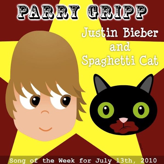 Cover artwork for Justin Bieber and Spaghetti Cat